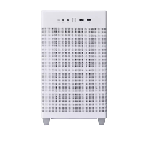 ASUS PRIME AP201 CASE TG WHITE Mini Tower Bianco