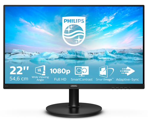 Philips V Line 221V8A/00 Monitor PC 54,6 cm (21.5") 1920 x 1080 Pixel Full HD LED Nero