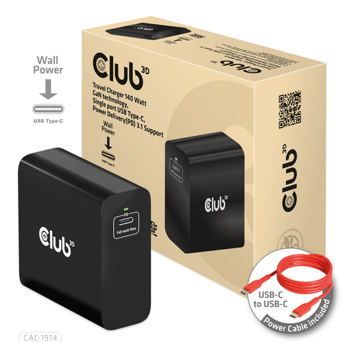 CLUB3D CAC-1914 Caricabatterie per dispositivi mobili Monitor video per bambino, Regolabarba, Videocamera, Fotocamera, Comandi di gaming, Cuffie, Auricolare, Telefono cellulare, Computer portatile, Po