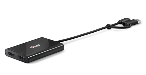 CLUB3D CSV-1475 ripartitore video USB tipo-C 2x HDMI