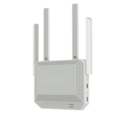 Keenetic Titan (KN-1812) Router Multi-Gigabit Wi-Fi 7 BE7200 mesh con smart switch con 1 porta 10G, 1 porta 2.5G e 4 porte 1G, porte USB 3.2 e 2.0 multifunzione