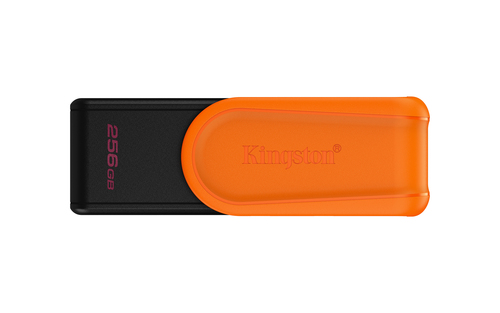 Kingston Technology DataTraveler 256GB Portable USB 3.2 Gen 1 Exodia S (Nero/Arancia)
