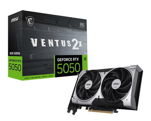 MSI GEFORCE RTX 5050 8G VENTUS 2X OC scheda video NVIDIA 8 GB GDDR6