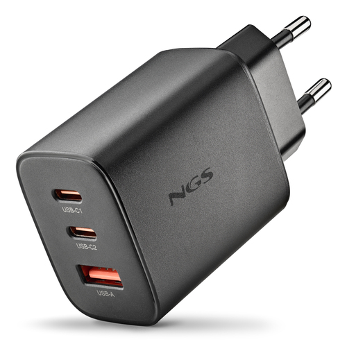 NGS ERA 65W BLACK Universale Nero AC Ricarica rapida Interno