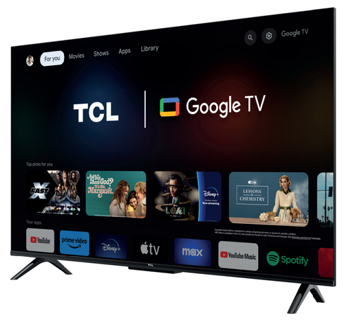 TCL 43P61K TV 109,2 cm (43") 4K Ultra HD Smart TV Wi-Fi Alluminio