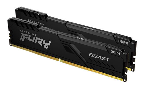 Kingston Technology FURY Beast 16GB 3200MT/s DDR4 CL16 DIMM (Kit da 2) Black