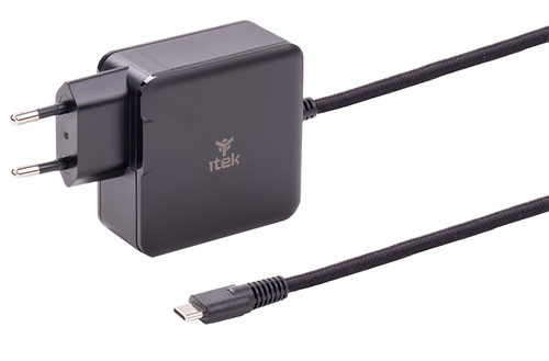 itek ITNBACWB065 Caricabatterie per dispositivi mobili Computer portatile Nero AC Ricarica rapida Interno