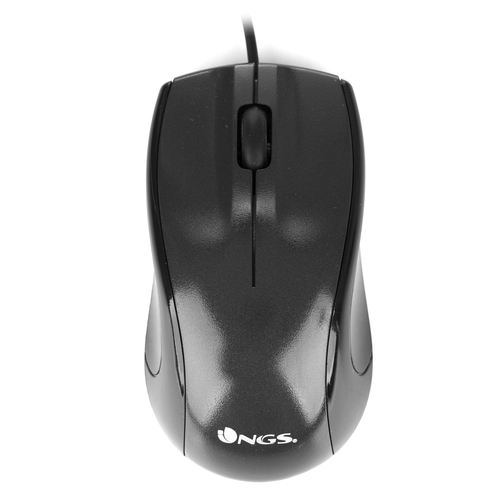 NGS Black Mist mouse Ufficio Mano destra USB tipo A Ottico 800 DPI