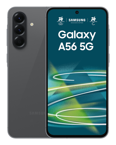 Samsung Galaxy A56 5G, Smartphone con Funzioni intelligenti, Display Super AMOLED 6.7”, 8GB RAM, 128GB, Camera 50MP, Batteria 5.000 mAh, IP67, Awesome Graphite