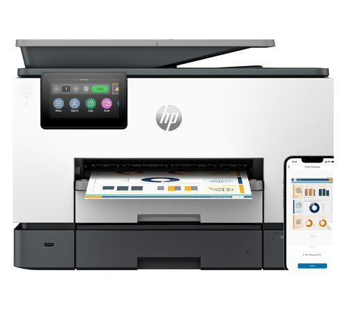 HP OfficeJet Pro 9130b Wireless All-in-One Colore Stampante, Stampa fronte/retro; fotocopiatrice, scanner