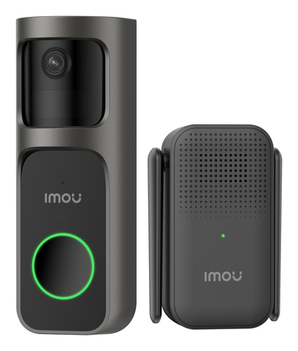 Imou Video Doorbell 2S Kit - mmagine QHD 2K | Batteria da 5000mAh166° D Visione grandangolare | 30° Orizzontale ruotabile | IR Visione notturna | Include Chime