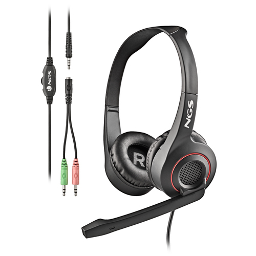 NGS MSX 10 PRO Auricolare Cablato A Padiglione Gaming Nero