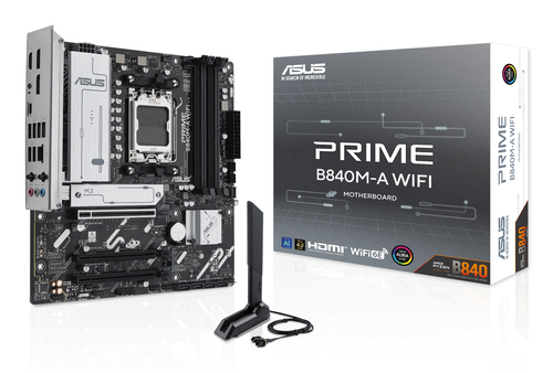 ASUS PRIME B840M-A WIFI AMD B840 Socket AM5 micro ATX