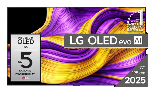 LG OLED evo AI OLED77G51LW TV 195,6 cm (77") 4K Ultra HD Smart TV Wi-Fi Nero